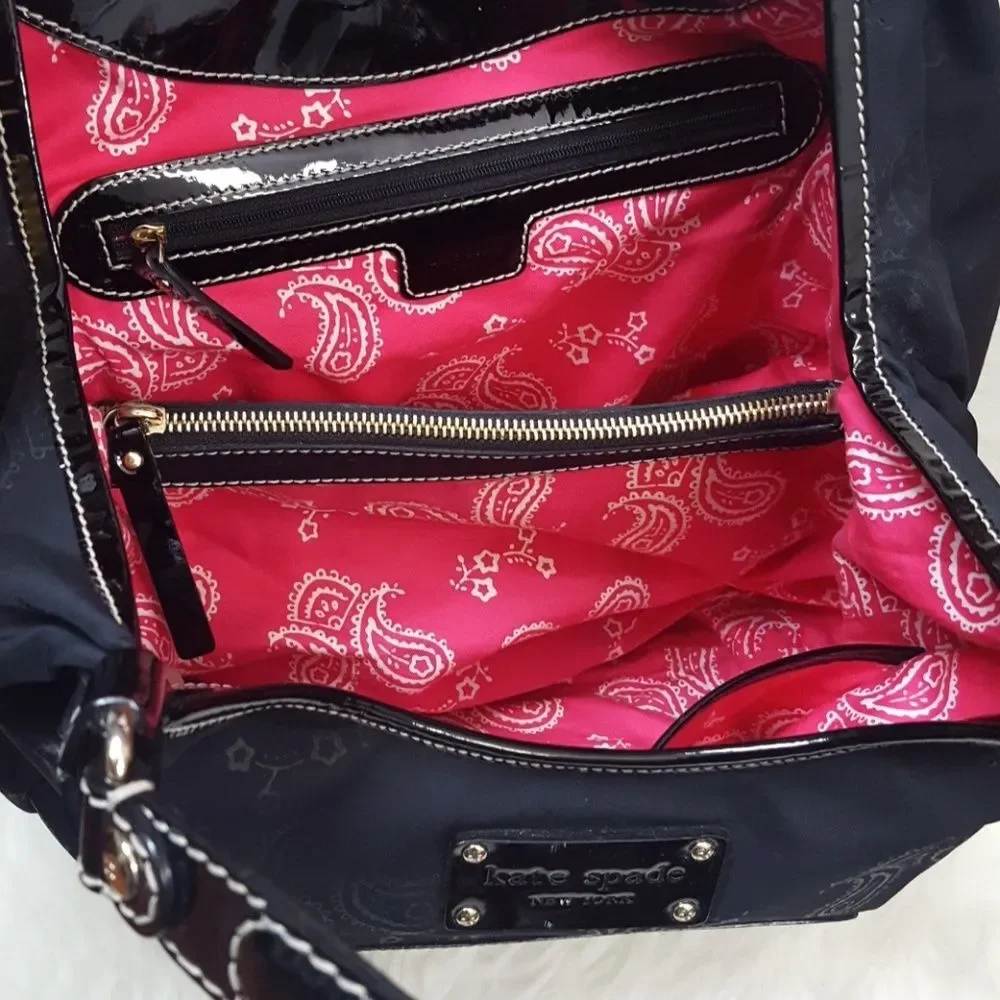 Kate Spade NY Nylon Leather Hobo